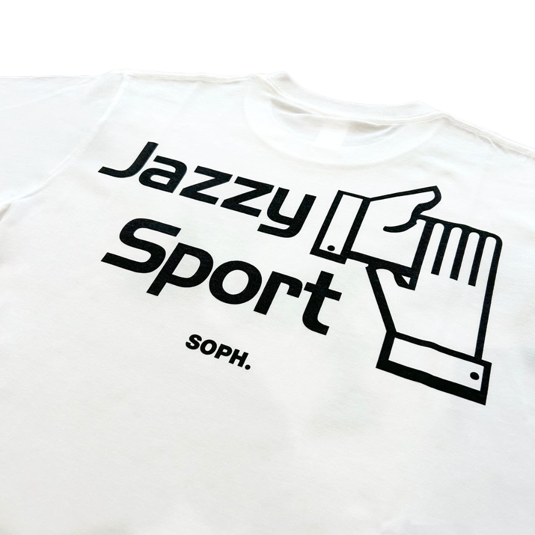 【残りわずか／NEW 】SOPH. × Jazzy Sport  Tシャツ（ホワイト）