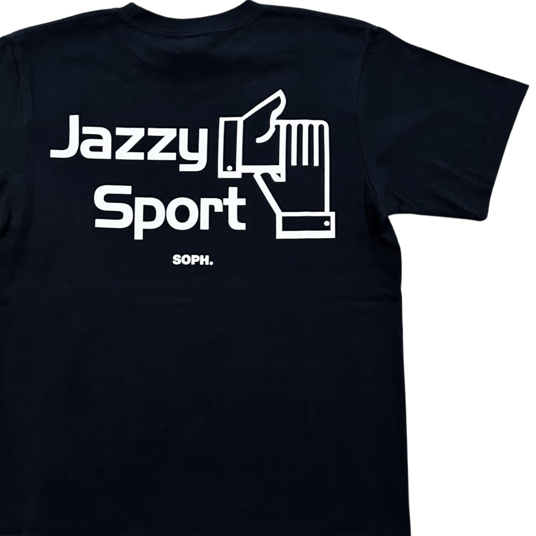 【残りわずか】SOPH. × Jazzy Sport  Tシャツ（ブラック）