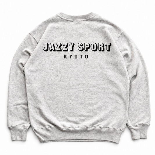 【NEW】Jazzy Sport Kyoto - ロゴ・スウェット／アッシュグレー