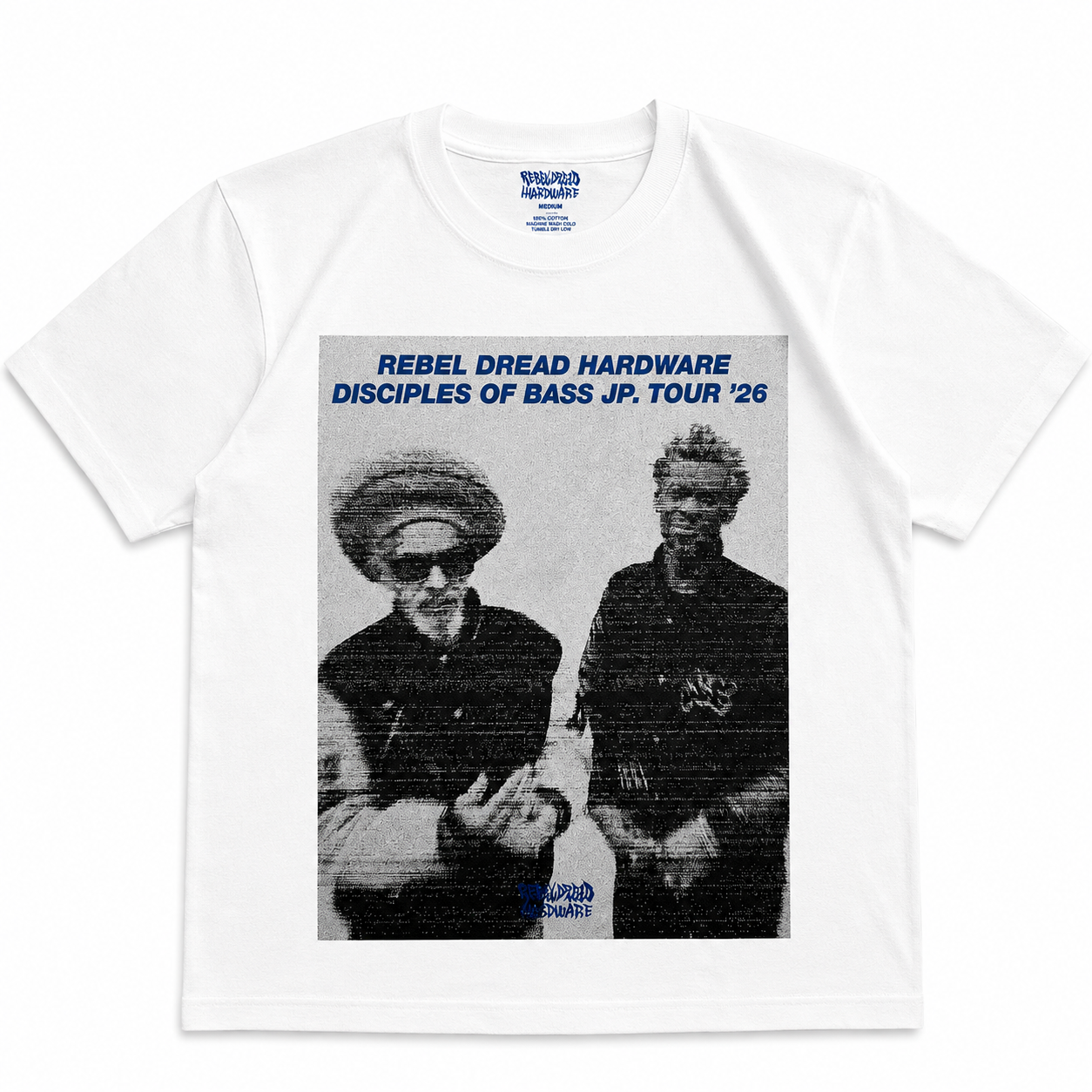 【NEW／限定】 Daddy G x Don  Letts - Disciples Of Bass Tour Tee version.1 ／ホワイト