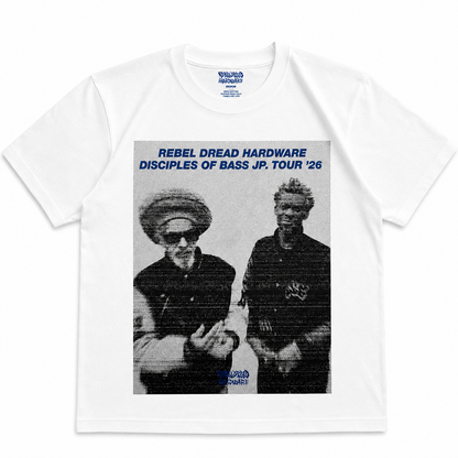 【NEW／限定】 Daddy G x Don  Letts - Disciples Of Bass Tour Tee version.1 ／ホワイト