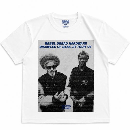 【NEW／限定】 Daddy G x Don  Letts - Disciples Of Bass Tour Tee version.1 ／ホワイト