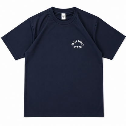 【NEW】Kyoto Jazz Massive x JS Kyoto "College Logo" T-Shirt ／ダークネイビー