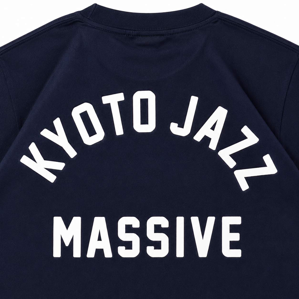 【NEW】Kyoto Jazz Massive x JS Kyoto "College Logo" T-Shirt ／ダークネイビー