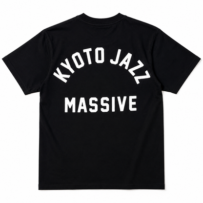 【NEW】Kyoto Jazz Massive x JS Kyoto "College Logo" T-Shirt ／ブラック