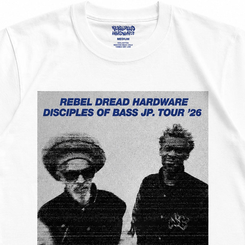 【NEW／限定】 Daddy G x Don  Letts - Disciples Of Bass Tour Tee version.1 ／ホワイト