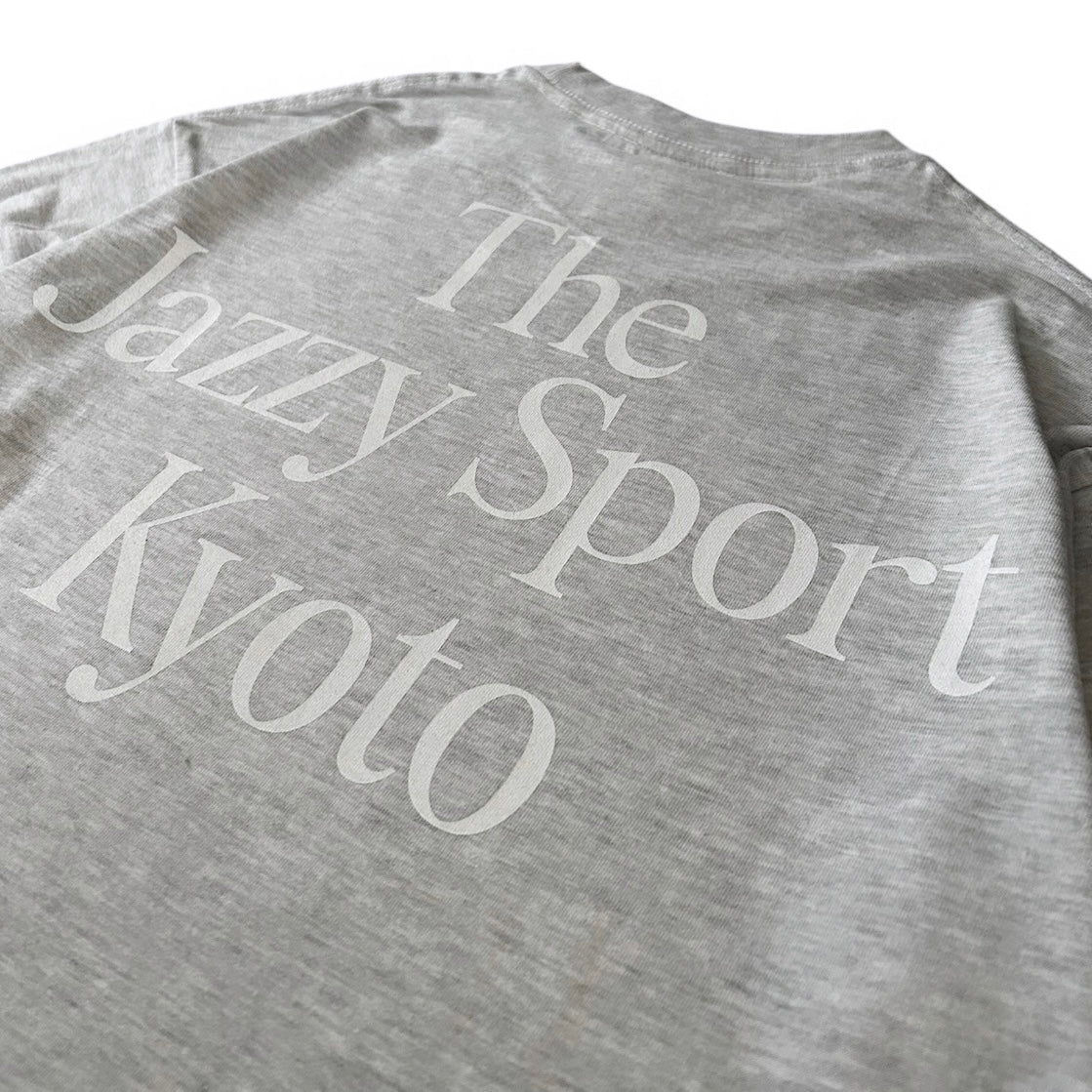 NEW】The Jazzy Sport Kyoto ロングスリーブ Tシャツ ／グレー (ステッカー付)