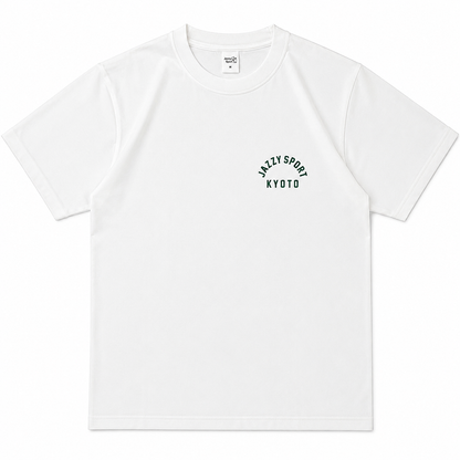 【NEW】Kyoto Jazz Massive x JS Kyoto "College Logo" T-Shirt ／バニラホワイト x グリーン