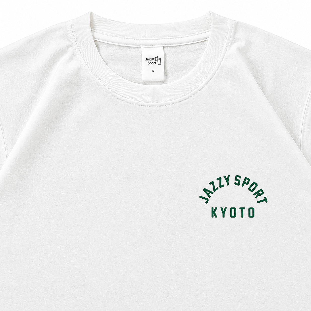 【NEW】Kyoto Jazz Massive x JS Kyoto "College Logo" T-Shirt ／バニラホワイト x グリーン