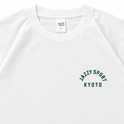 【NEW】Kyoto Jazz Massive x JS Kyoto "College Logo" T-Shirt ／バニラホワイト x グリーン