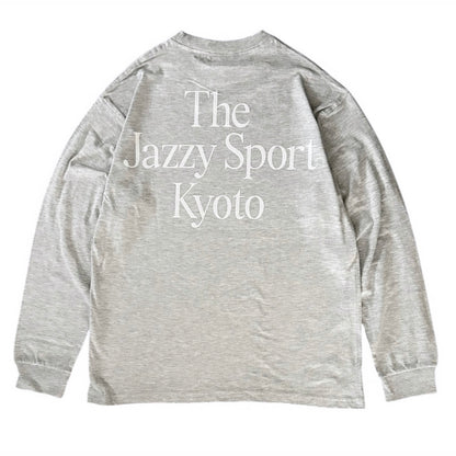 【NEW】The Jazzy Sport Kyoto ロングスリーブ Tシャツ ／グレー