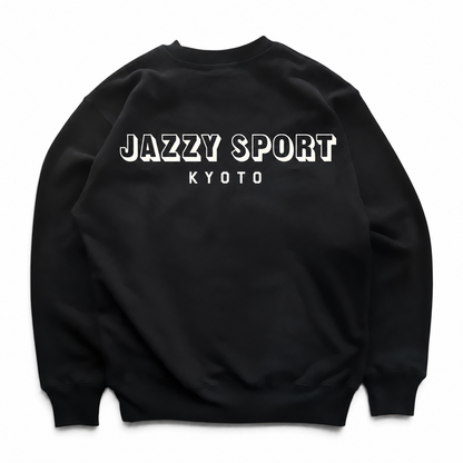 【NEW】Jazzy Sport Kyoto - ロゴ・スウェット／ブラック