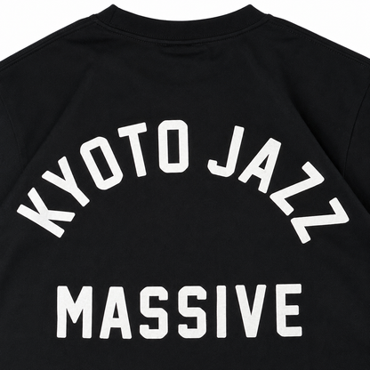 【NEW】Kyoto Jazz Massive x JS Kyoto "College Logo" T-Shirt ／ブラック