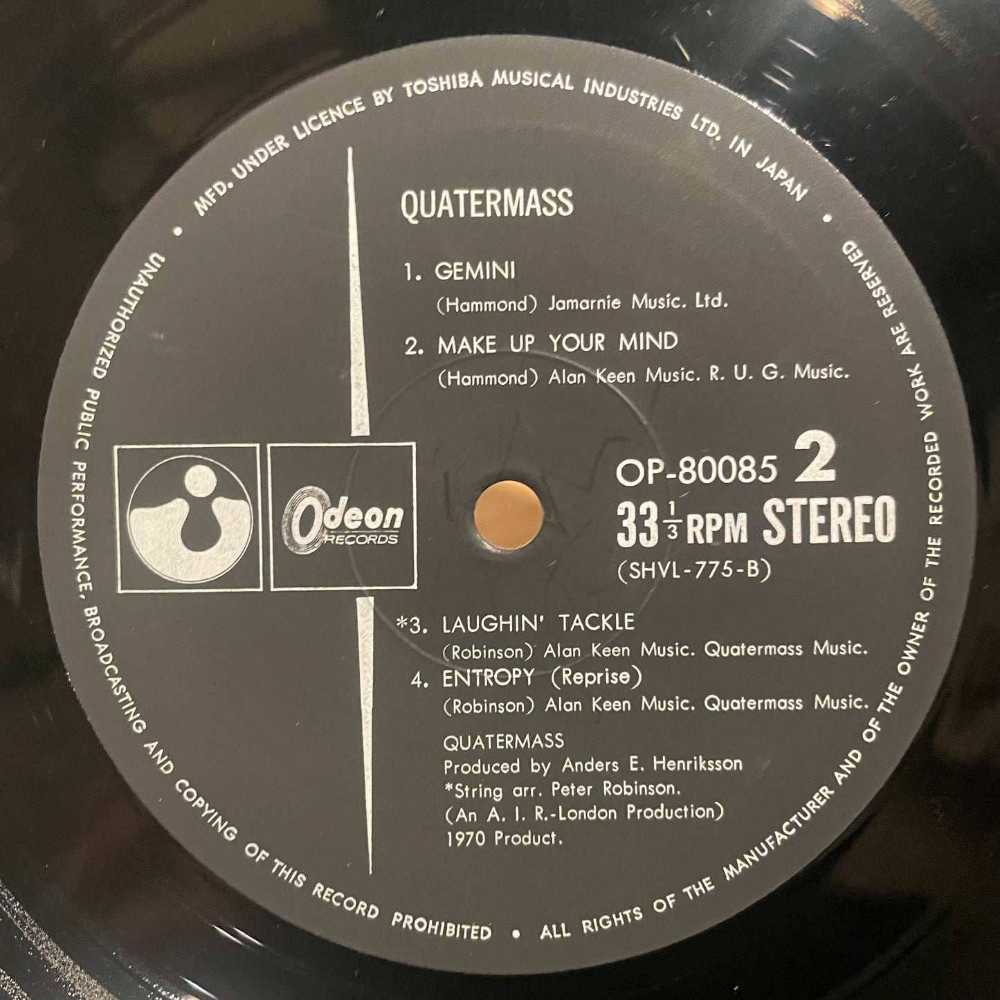 【USED】Quatermass - Quatermass