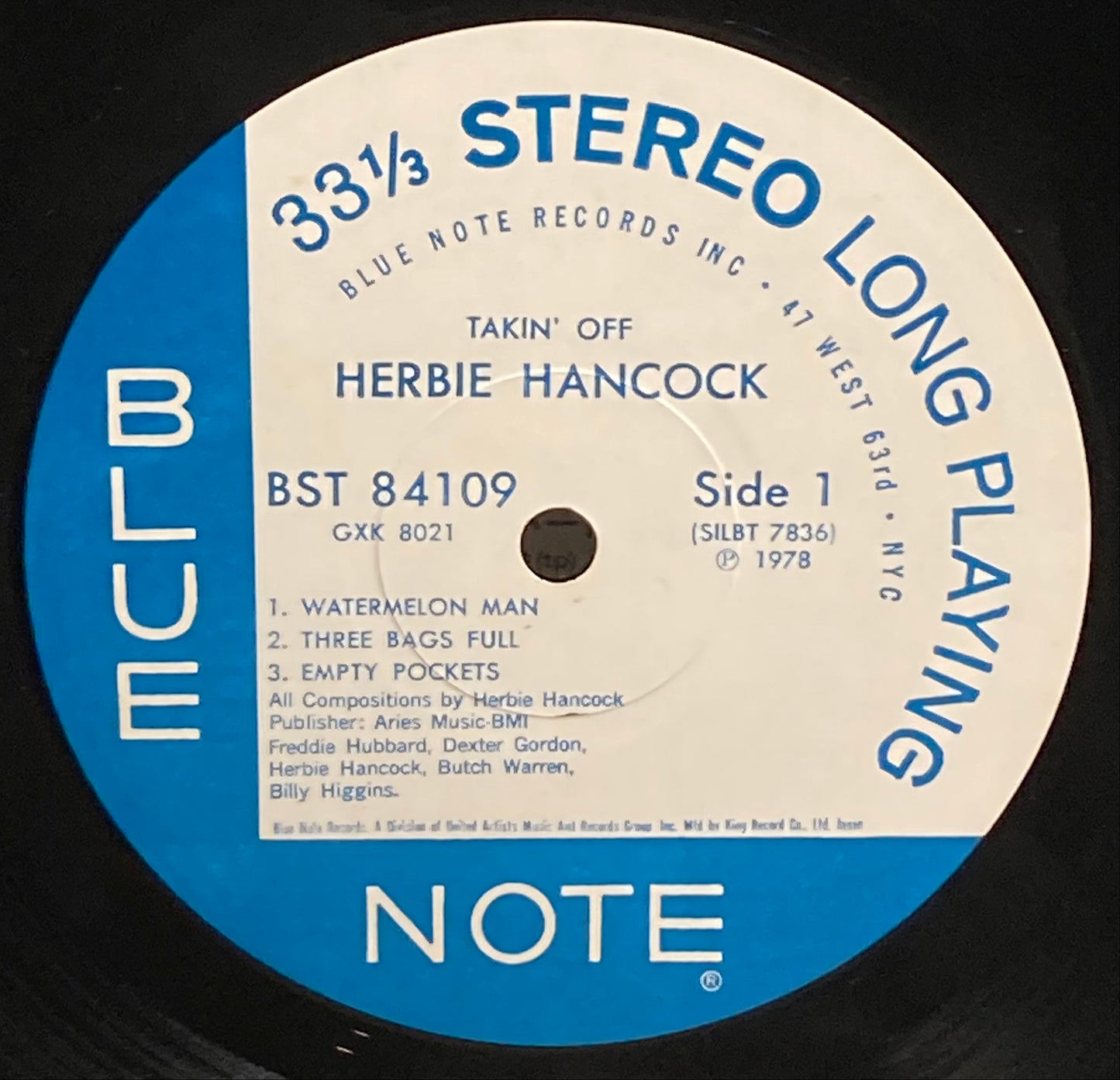 【USED】Herbie Hancock – Takin' Off (78' JAPAN Press)