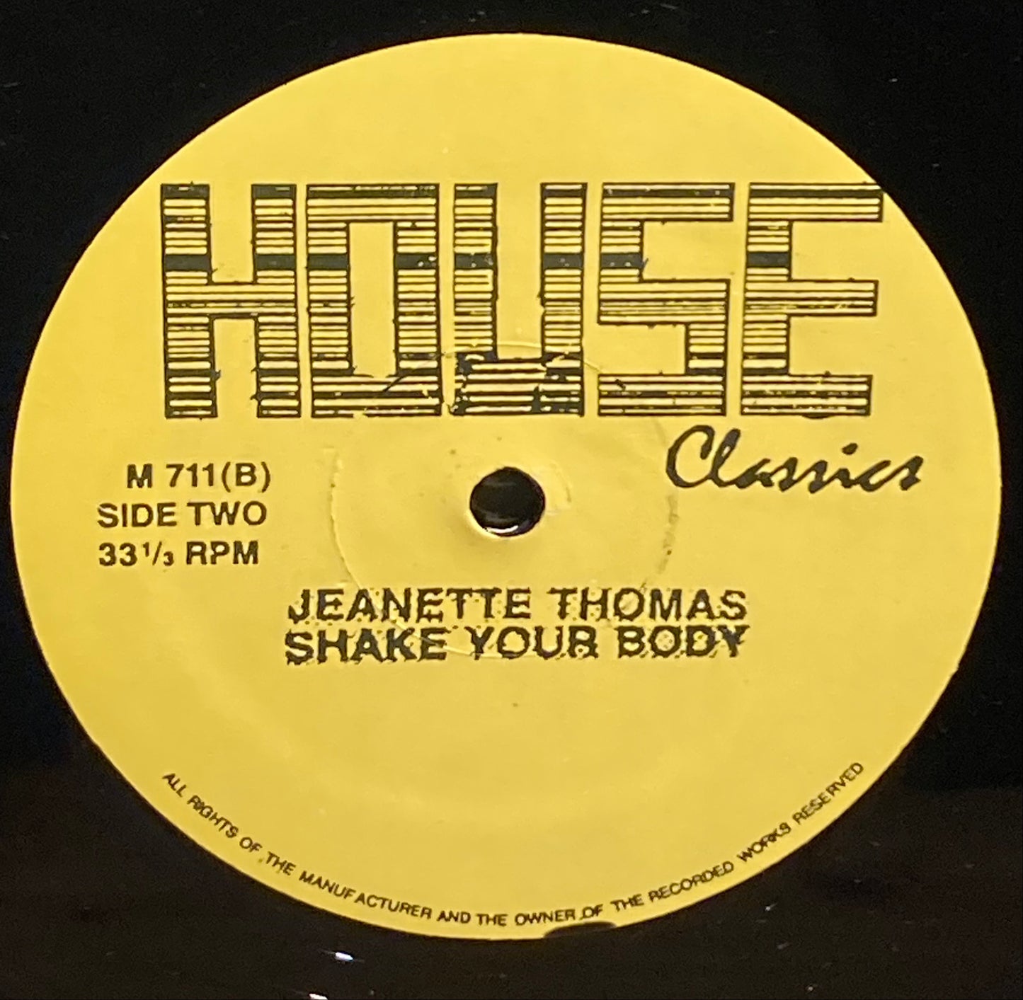 【USED】Rhythm Controll / Jeanette Thomas – My House / Shake Your Body