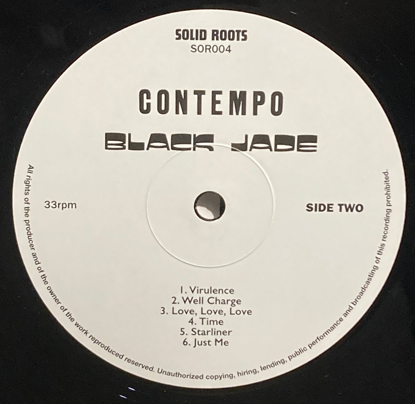 【USED】Black Jade – Contempo (2025 Reissue)