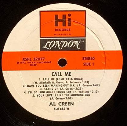 【USED】Al Green – Call Me