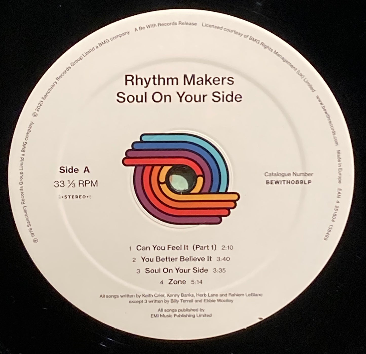 【USED】Rhythm Makers – Soul On Your Side (2023 Reissue)