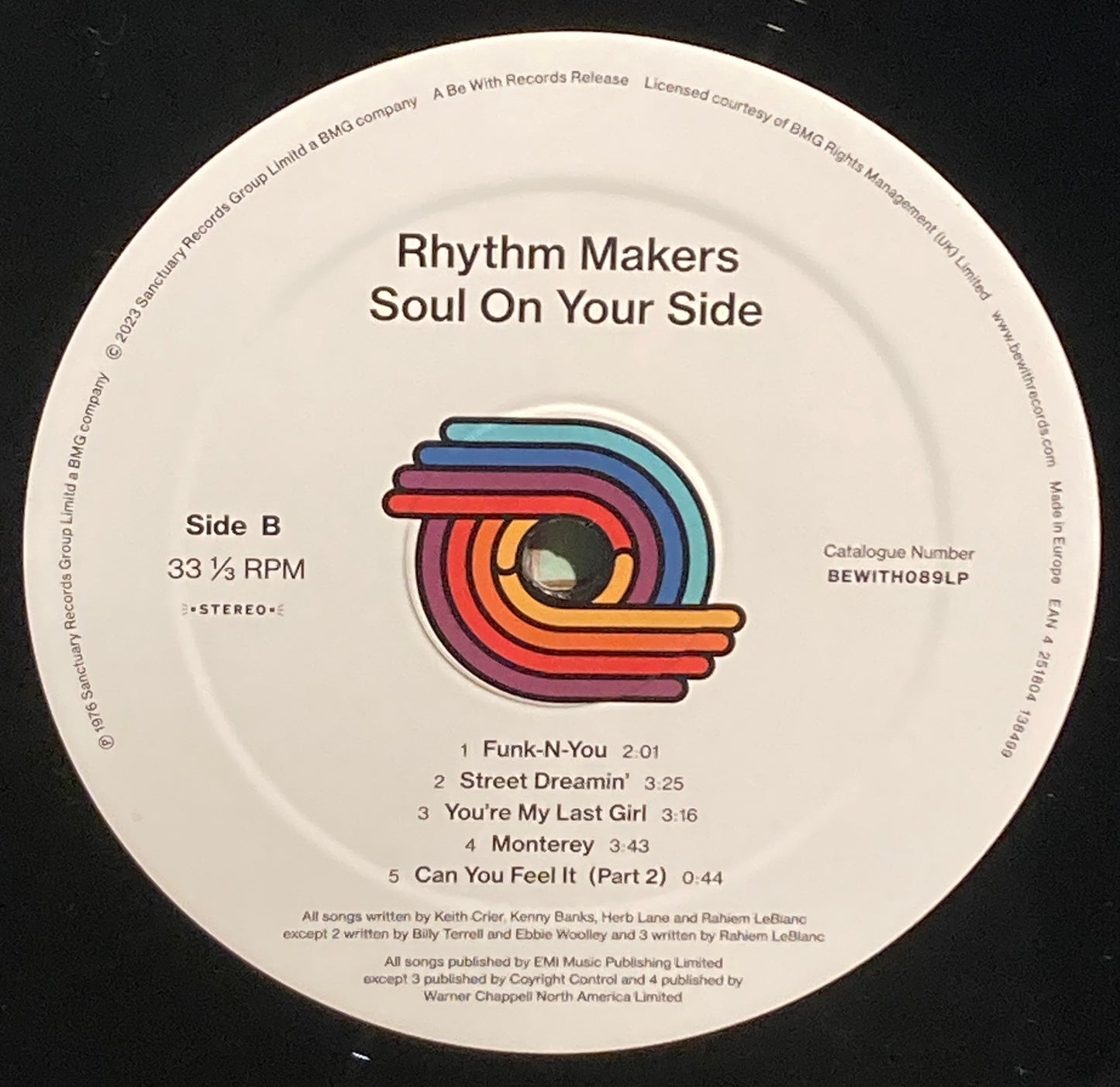 【USED】Rhythm Makers – Soul On Your Side (2023 Reissue)