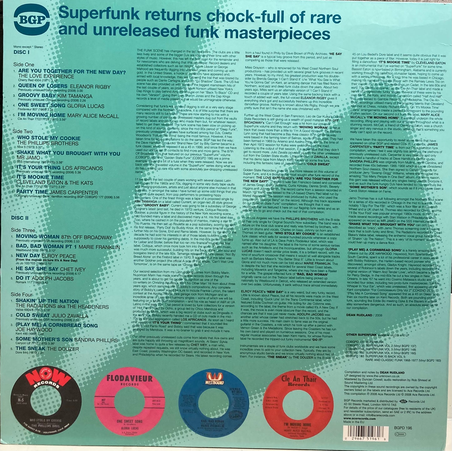 【USED】V.A. - Mighty SuperFunk. Rare 45s And Undiscovered Masters 1967-1978 (Volume 6)
