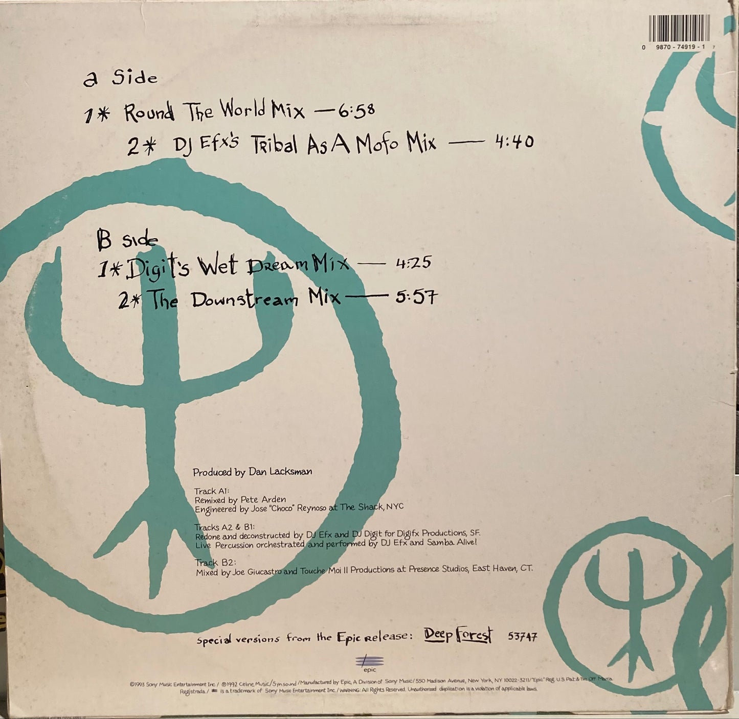 【USED】Deep Forest – Sweet Lullaby (Remixes)
