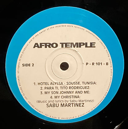 【USED】Sabu Martinez – Afro Temple (1993 Reissue)