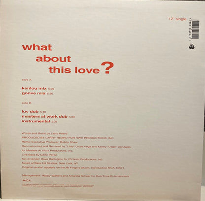 【USED】Mr Fingers – What About This Love?