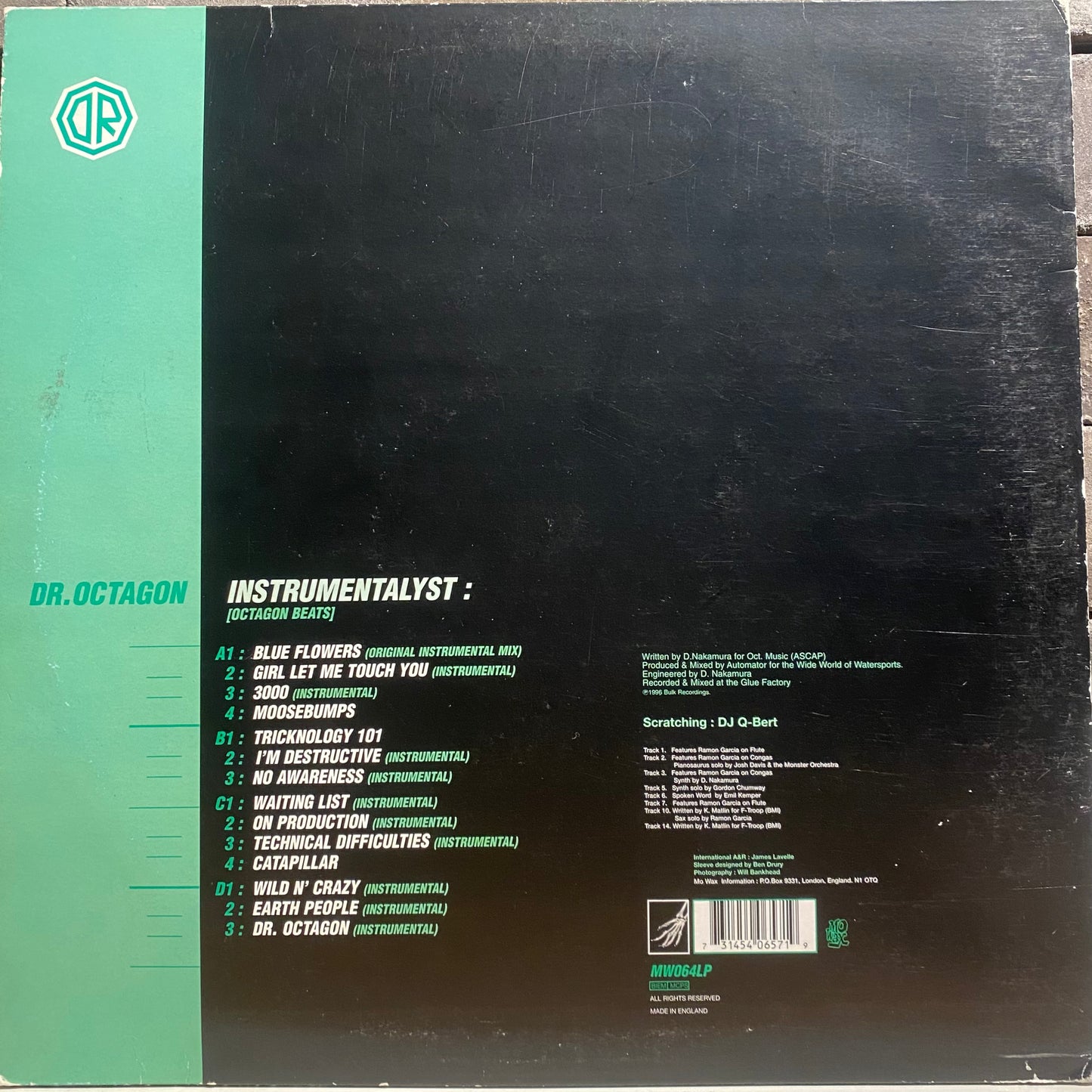 【USED】Dr Octagon (Dan The Automator & Kool Kieth) - Instrumentalyst (2LP)