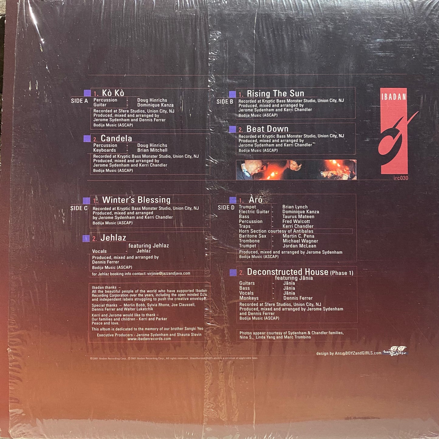 【USED】Jerome Sydenham And Kerri Chandler - Saturday (2LP)
