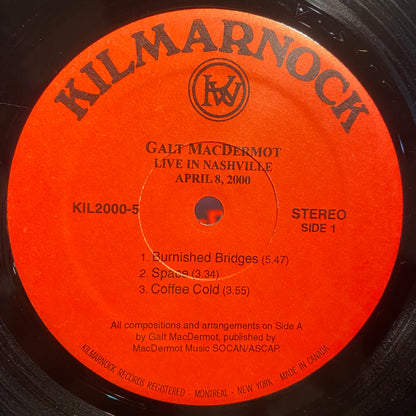 【USED】Galt MacDermot - Live In Nashville