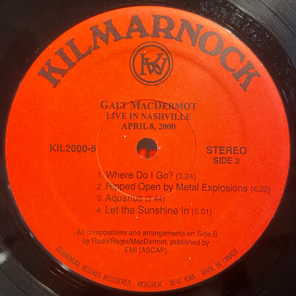 【USED】Galt MacDermot - Live In Nashville
