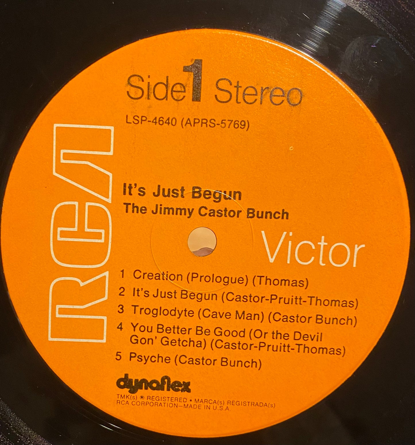 【USED】Jimmy Castor Bunch - It's Just Begun