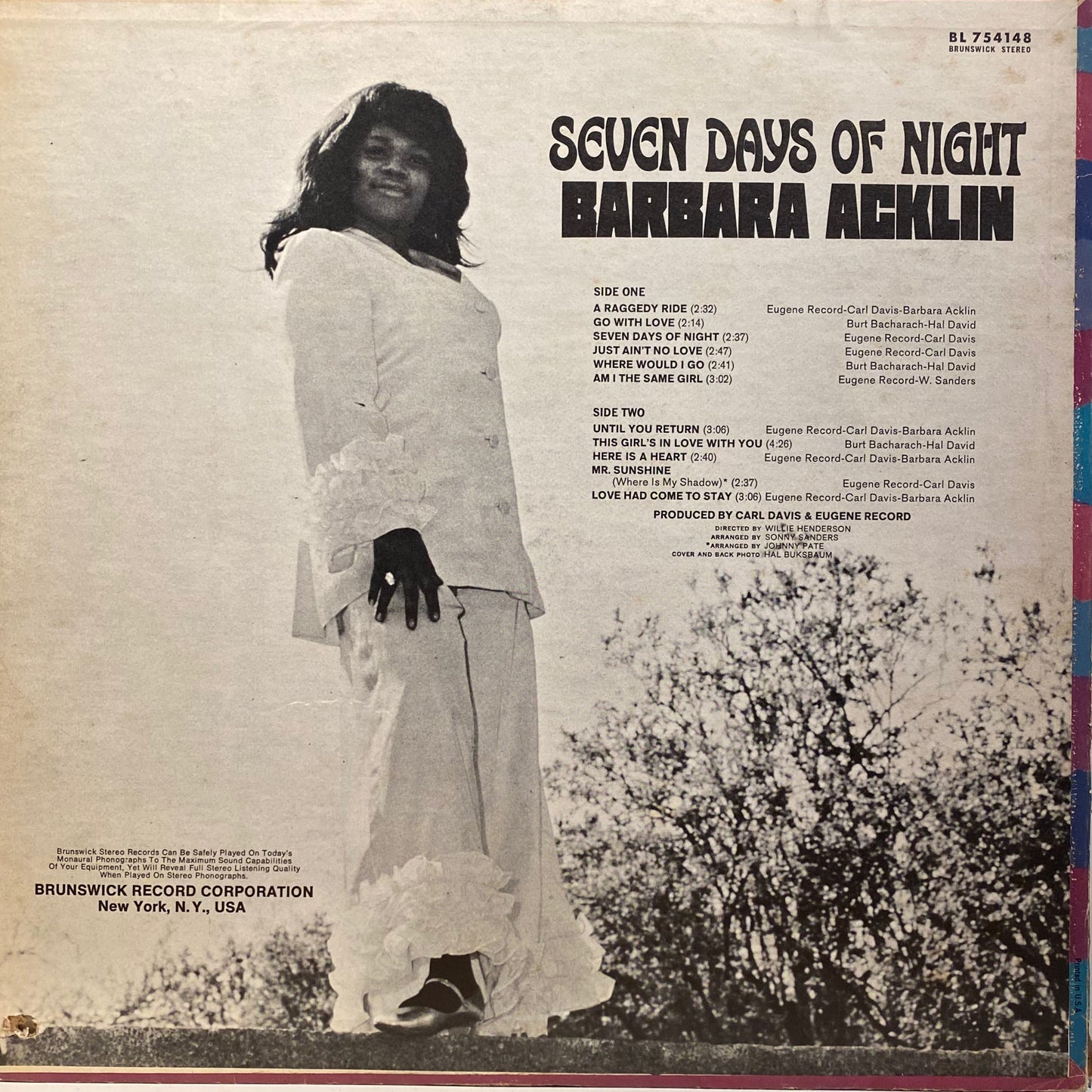 【USED】Barbara Acklin - Seven Days of Night