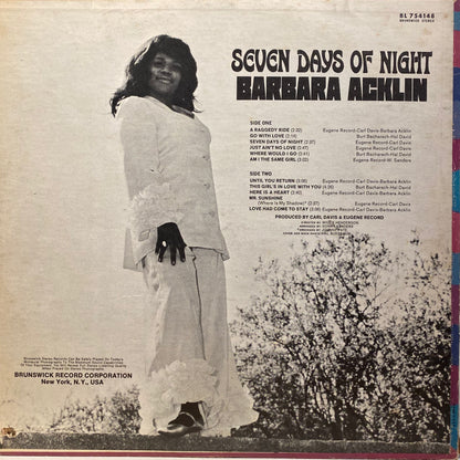 【USED】Barbara Acklin - Seven Days of Night