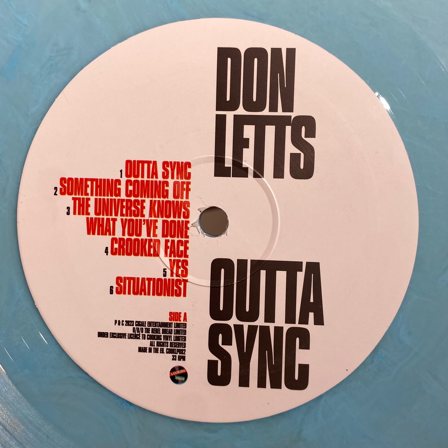 【USED】Don Letts - Outta Sync (Limited Blue Vinyl)