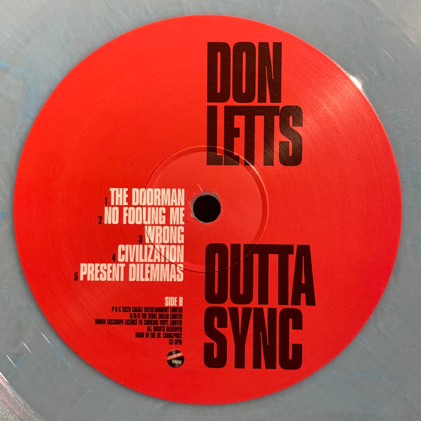 【USED】Don Letts - Outta Sync (Limited Blue Vinyl)