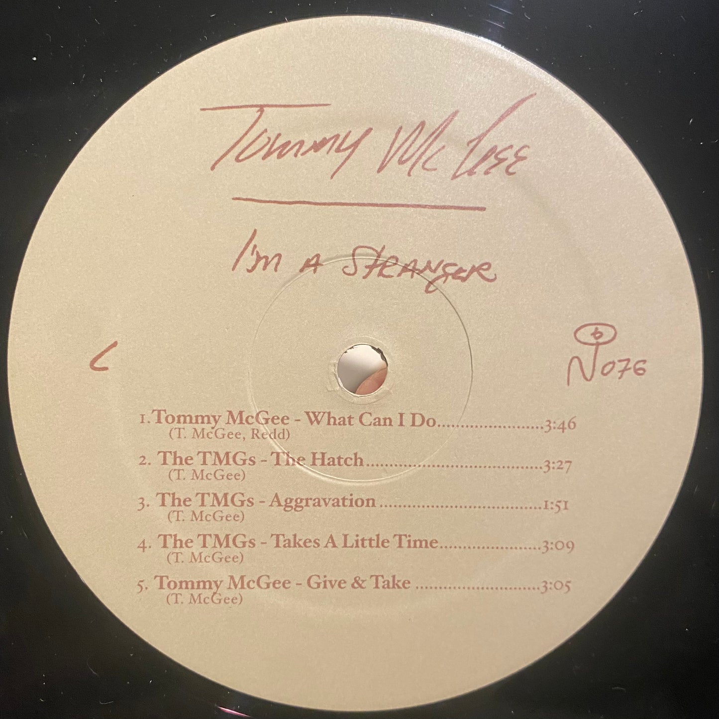 【USED】Tommy McGee - I'm A Stranger (2LP)
