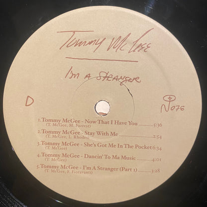 【USED】Tommy McGee - I'm A Stranger (2LP)