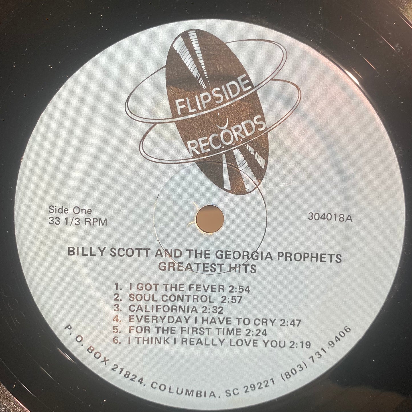 【USED】Billy Scott and the Georgia Prophets - Greatest Hits (Dedicated To You)