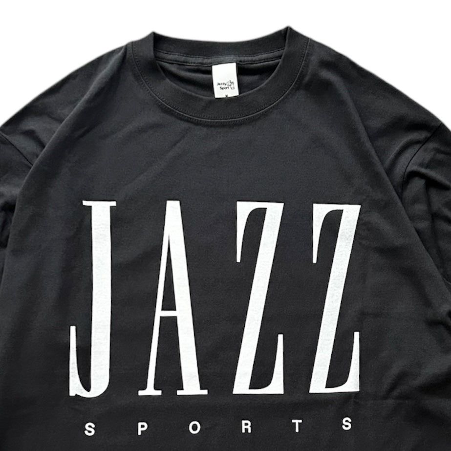 【NEW】JS "Jazz & Sports" ロングスリーブ Tシャツ ／ビンテージブラック