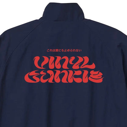 【残りわずか】Vinyl Junkie "Yakke" ナイロン・ジャケット／ネイビー