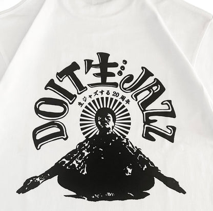 【NEW 】Do It Jazz!  "Freedom Jazz Dance"  生ジャズ20周年Ver.  Tシャツ ／ ホワイト