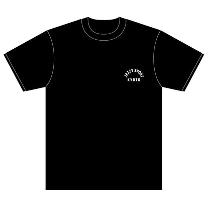 【予約】Kyoto Jazz Massive x Jazzy Sport Kyoto "College Logo" コラボ Tシャツ／ブラック