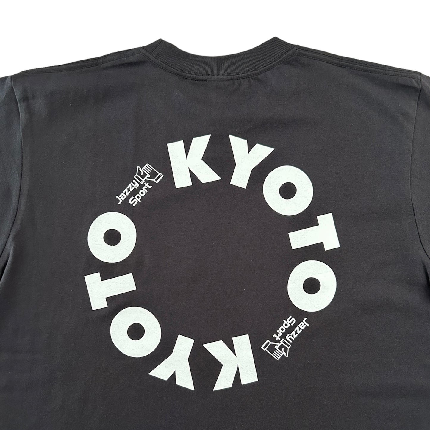 【NEW】JS Kyoto サークルロゴ Tシャツ／ビンテージ・ブラック