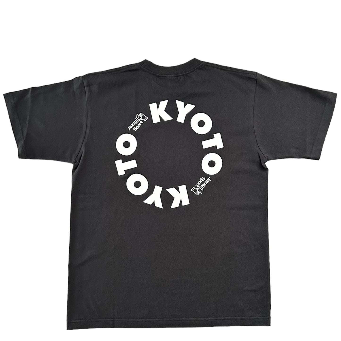 【NEW】JS Kyoto サークルロゴ Tシャツ／ビンテージ・ブラック