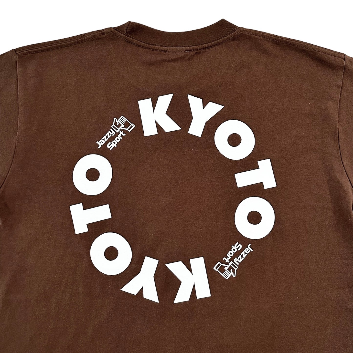 【NEW】JS Kyoto サークルロゴ Tシャツ／ブラウン