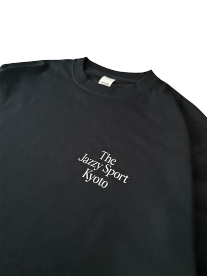 【残りわずか】The Jazzy Sport Kyoto ロングスリーブ Tシャツ ／ブラック