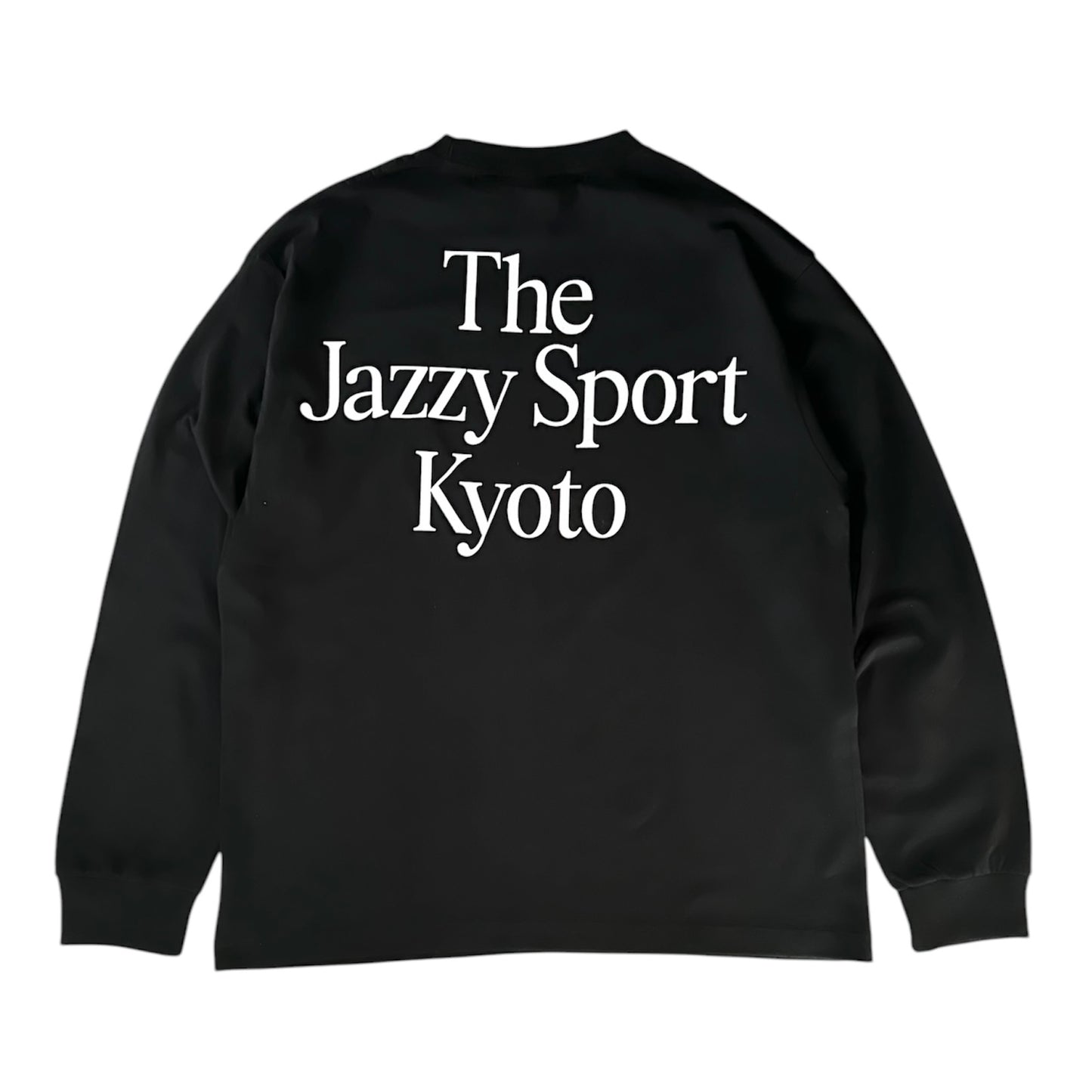 【残りわずか】The Jazzy Sport Kyoto ロングスリーブ Tシャツ ／ブラック