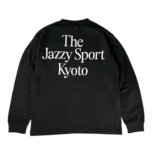 【NEW】The Jazzy Sport Kyoto ロングスリーブ Tシャツ ／ブラック (ステッカー付)